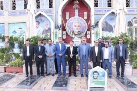 ادای احترام مدیران کل آموزش‌و‌پرورش قطب پنج کشور به سردار دلها