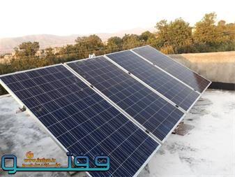 ۹ پروژه توانمندسازی پنل خورشیدی برای مددجویان بهزیستی در بم افتتاح شد