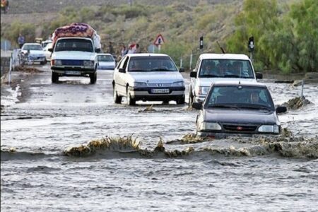 وضعیت آبگرفتگی گسترده در شهر رفسنجان