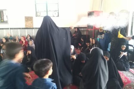 در مسجد قمر بنی هاشم  (علیه السلام ) شهرستان زرند برگزارگردید