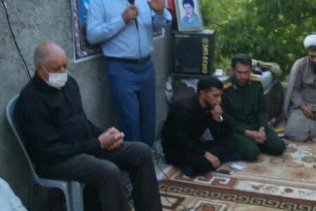 برگزاری یادواره شهداء خانگی در بافت