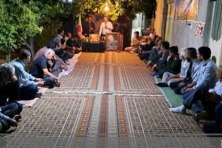 برگزاری یادواره خانگی شهید سعدالله پور پسند در بافت