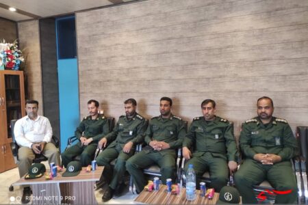 دیدار پرسنل ناحیه فاریاب از رئیس شورای نگهبان شهرستان و غبارروبی قبور شهدا