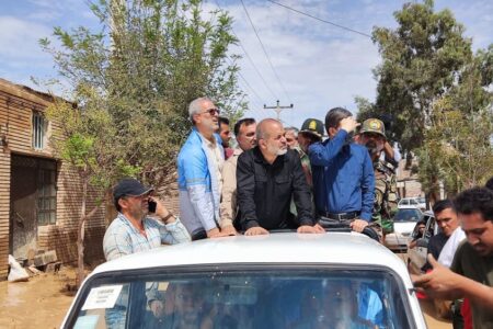 وزیر کشور وارد کوثرریز رفسنجان شد + عکس