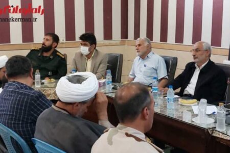 جلسه شورای اداری بخش شهداد با حضور زاهدی نماینده مردم کرمان و راور برگزار شد