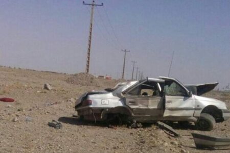 ۱۶ مصدوم در پی واژگونی پژو ۴۰۵ حامل افاغنه غیر مجاز