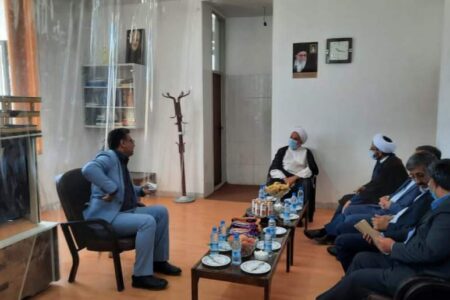 بازدید رئیس کل دادگستری و دادستان کرمان از حوزه قضائی راین