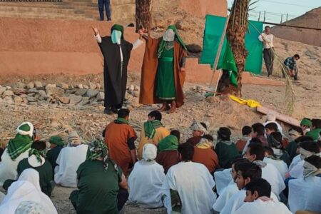 بازسازی واقعه غدیر خم در راور