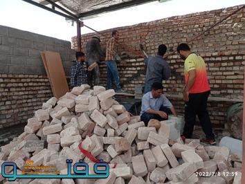 گروه جهادی شهید رسول خلیلی حوزه کربلا ساخت منزل نیازمندان