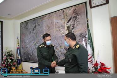 دیدار مدیر کل حفظ آثار و ارزش های دفاع مقدس و مدیر کل بنیاد شهید و امور ایثارگران کرمان با فرمانده سپاه ثارالله