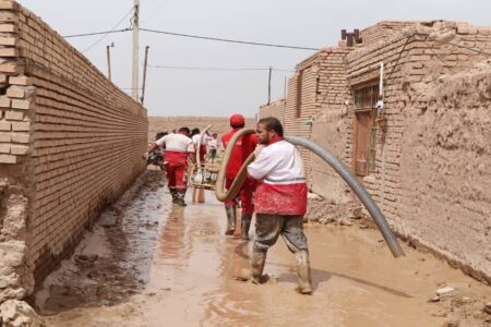 امدادرسانی امدادگران استان یزد در رفسنجان