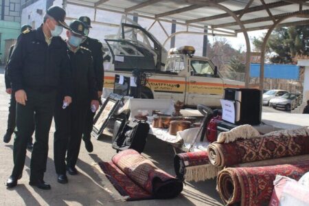 چهار میلیارد ریال اموال سرقتی اماکن دولتی و خصوصی در جیرفت کشف شد