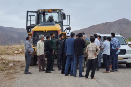 ازمناطق آسیب دیده از سیل شهرستان زرند