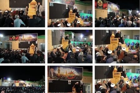 با حضور حجت الاسلام والمسلمین صابری اراکی در یزدانشهر زرند