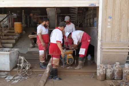 امدادرسانی هلال احمر به حدود ۷۰۰۰ حادثه دیده در سیل استان کرمان