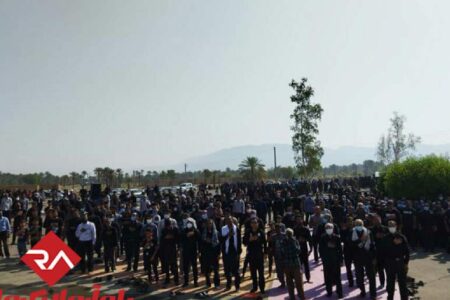 عشق وارادت مردم منوجان در روز تاسوعای حسینی+تصاویر