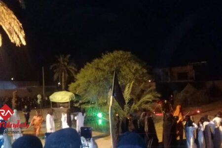 آیین شام غریبان حسینی در منوجان برگزار شد