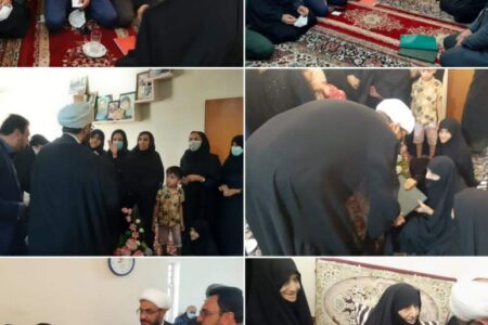 دیدار نماینده ویژه رئیس جمهور با خانواده شهدای منوجان