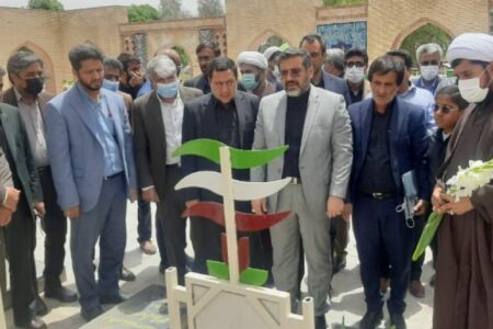 وزیر فرهنگ و ارشاد اسلامی وارد کهنوج شد