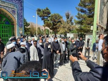 ادای احترام به مقام شامخ شهدای شهرستان کوهبنان