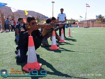 برگزاری مسابقات علمداران ولایت در شهرستان کوهبنان