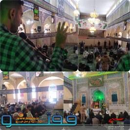 برگزاری نهضت سواد رسانه توسط حوزه بسیج پیامبر اعظم(ص) در نماز جمعه راین