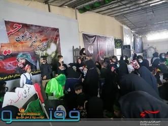 برگزاری مراسم شیرخوارگان حسینی در بافت