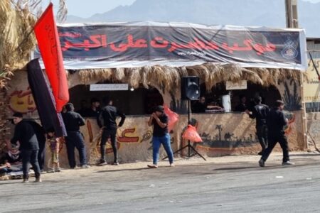 موکب‌های جوانان زرندی پذیرای جاماندگان «اربعین»