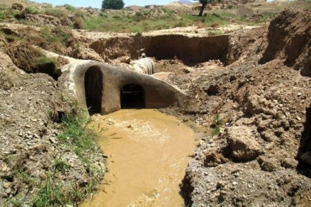 ۲۷ قنات آسیب دیده از سیل در زرند بازگشایی شد