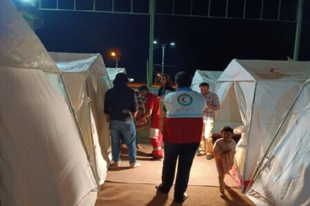 امدادرسانی هلال‌احمر به بیش از یک‌هزار زائر در موکب ماهان