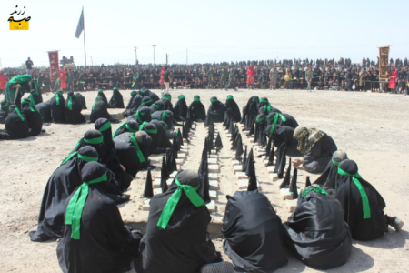 از حضور مردم وعوامل برگزاری پیاده روی جاماندگان اربعین در این شهرستان