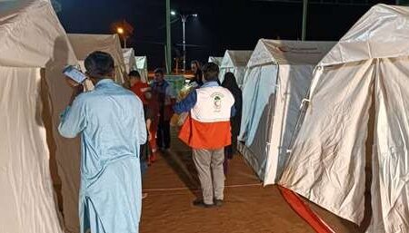 اسکان ۱۵۰۰ نفر زائر اربعین در موکب ماهان کرمان