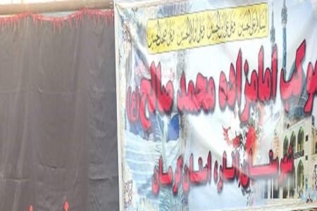 خدمت رسانی خادمان موکب امام زاده محمدصالح شهرستان اناردر کربلای معلی