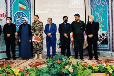 دیدار و تجلیل از خانواده شهدا راین در هفته دفاع مقدس