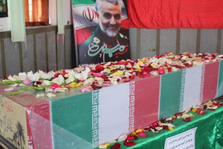 استقبال از شهید گمنام در جهاد کشاورزی زرند