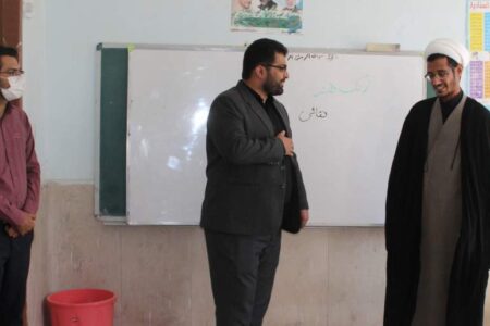 بازدید رئیس اداره آموزش و پرورش منطقه گلباف از مدارس