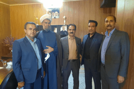 تشکر مدیران شرکت توزیع برق شمال استان کرمان از بخشدار راین