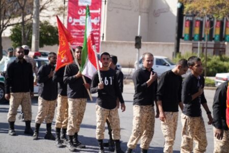 عکس | آیین تشییع شهید گمنام در کرمان