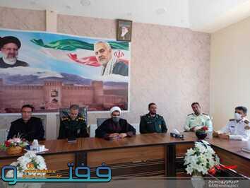 جلسه شورای اداری شهر راین با حضور مسئولین و فرمانده ناحیه مقاومت بسبج حضرت امیرالمومنین (ع)برگزار شد