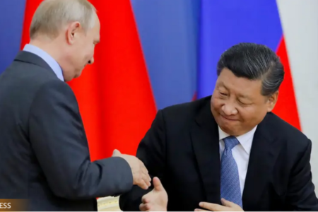 پوتین به رئیس جمهور چین پیام داد
