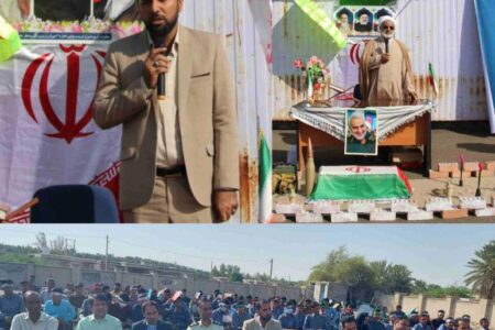 مراسم نمادین جشن عاطفه ها در هنرستان امام حسین (ع) رودبارجنوب برگزار شد