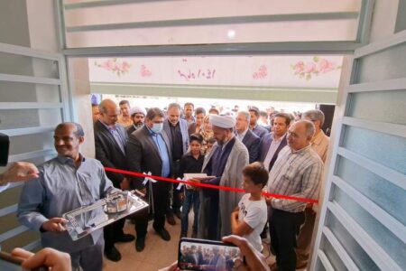 افتتاح یک مدرسه خیر ساز در نرماشیر