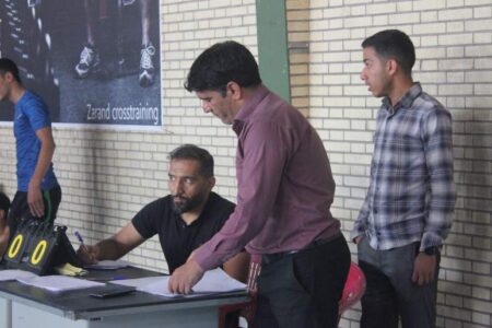 برگزاری مسابقات کشتی در زرند