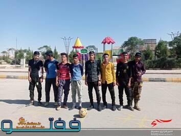 اختتامیه مسابقات فوتبال محله به مناسبت گرامیداشت هفته دفاع مقدس