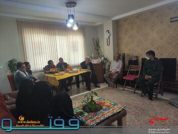 یادواره شهدای خانگی شهید علی اکبر بختیاری در منزل دختر شهید سرآسیاب