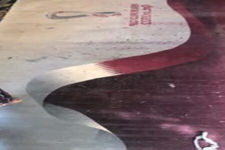 تابلوفرش جام جهانی قطر در «سیریز» زرند بافته شد