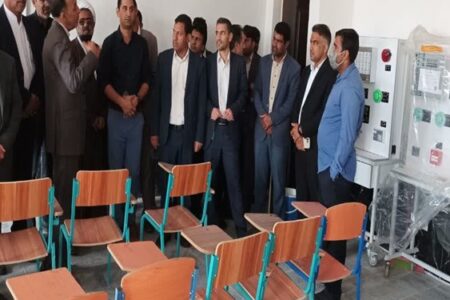 افتتاح یک باب مدرسه خیرساز در ریگان