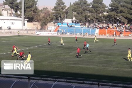 فوتبال دسته یک؛ دیدار آرمان گهر سیرجان و خیبر خرم‌آباد برنده نداشت