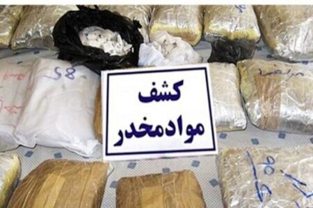 ۳۴۰ کیلوگرم شیشه در جاده بم – کرمان کشف شد