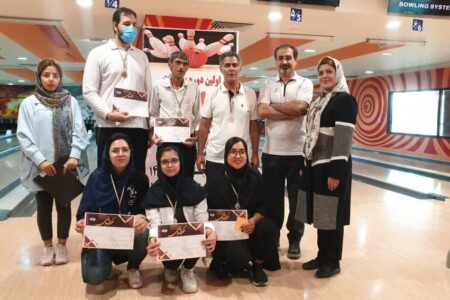 اولین دوره مسابقات بولینگ نابینایان و کم بینایان  استان کرمان برگزارشد